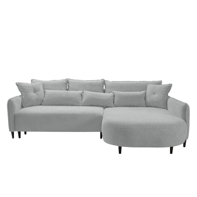 Bornalle 3-seters sovesofa med divan - grå - Møbler - Sofaer - Sovesofaer