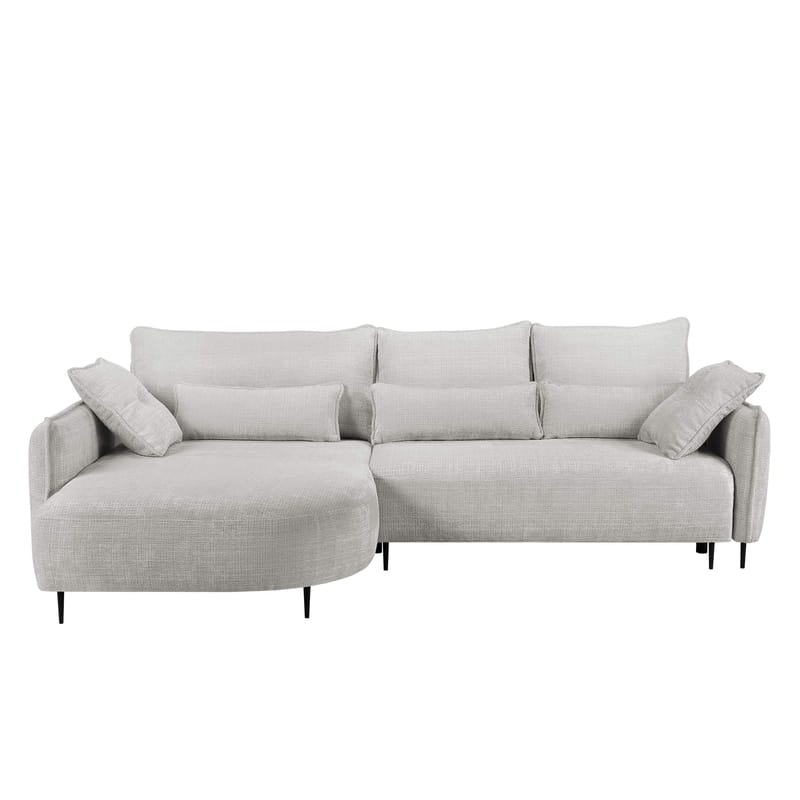 Bornalle 3-seters sovesofa med divan - Marbella 02 (lys grå) - Møbler - Sofaer - Sovesofaer