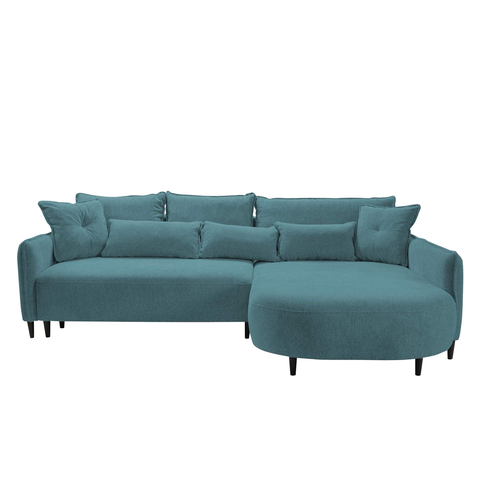 Bornalle 3-seters sovesofa med divan - turkis