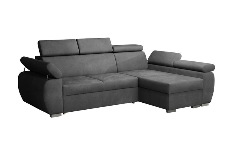 Boston Hjørnesofa Høyre, Grå
