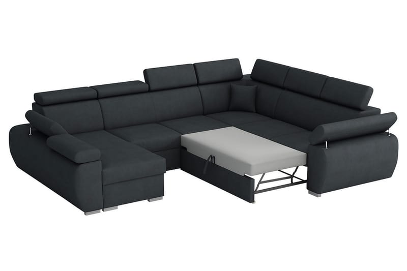 Boston Hjørnesofa Høyre - Svart - Møbler - Sofaer - Sovesofaer
