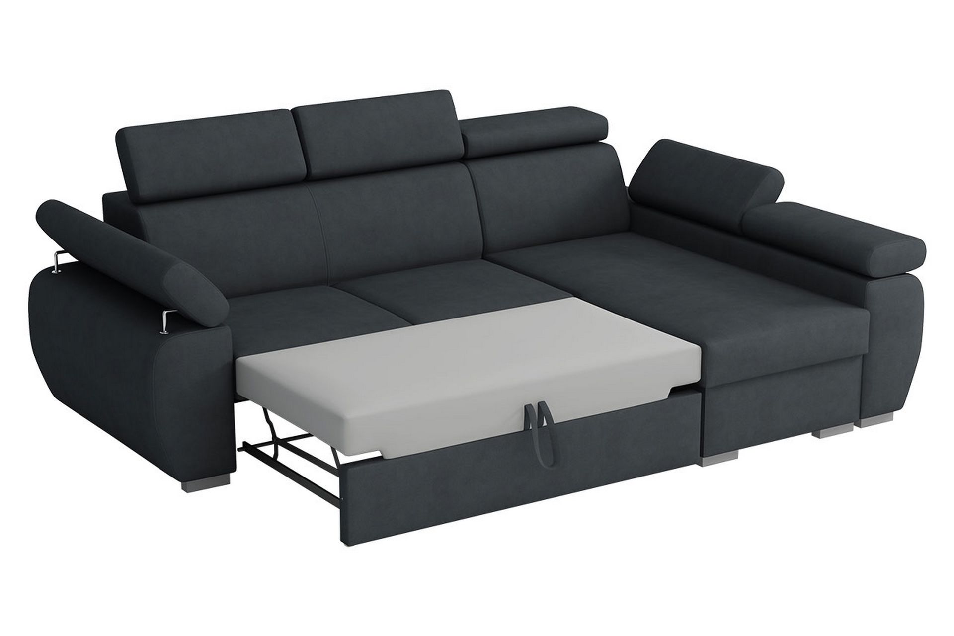 Boston Hjørnesofa Venstre - Svart - Møbler - Sofaer - Sovesofaer