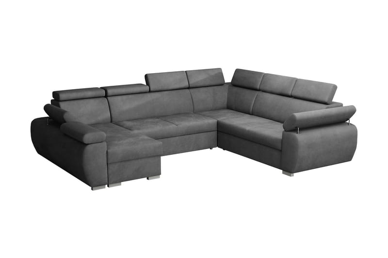 Boston Hjørnesofa Venstre, Svart