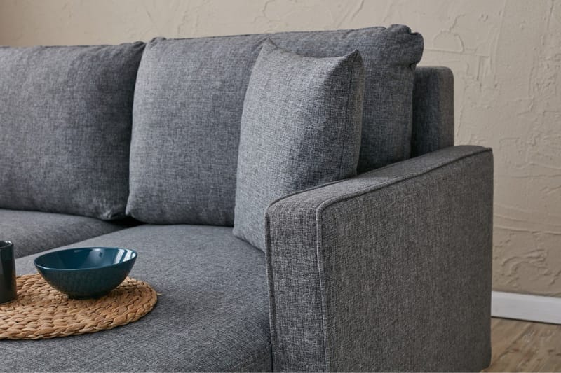 Braneles Sovesofa 3-seter - Grå - Møbler - Sofaer - Sovesofaer