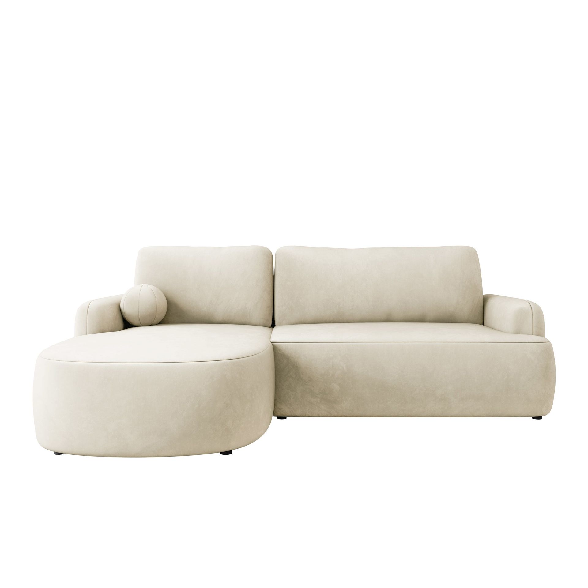 Branrel 3-seters sofa med divan - beige