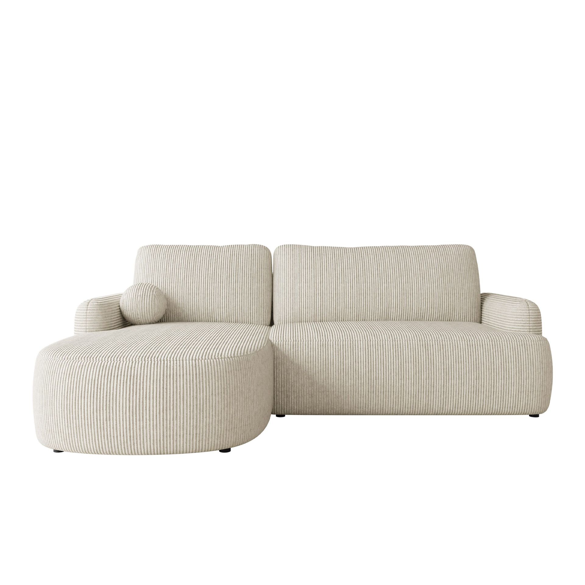 Branrel 3-seters sofa med divan - beige