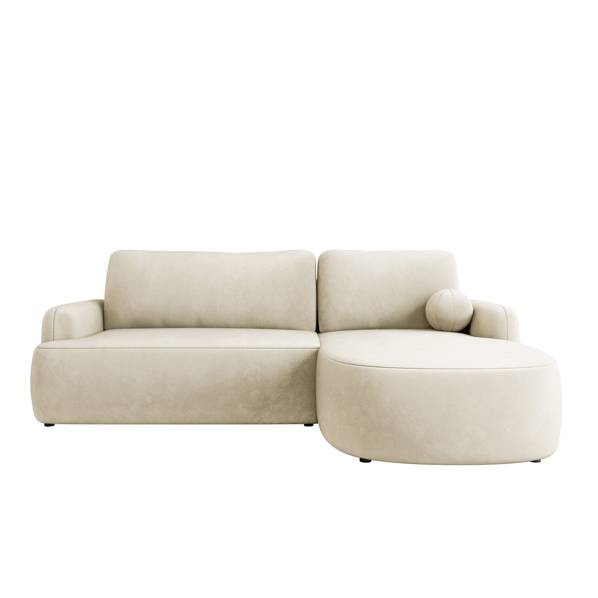 Branrel 3-seters sofa med divan - beige