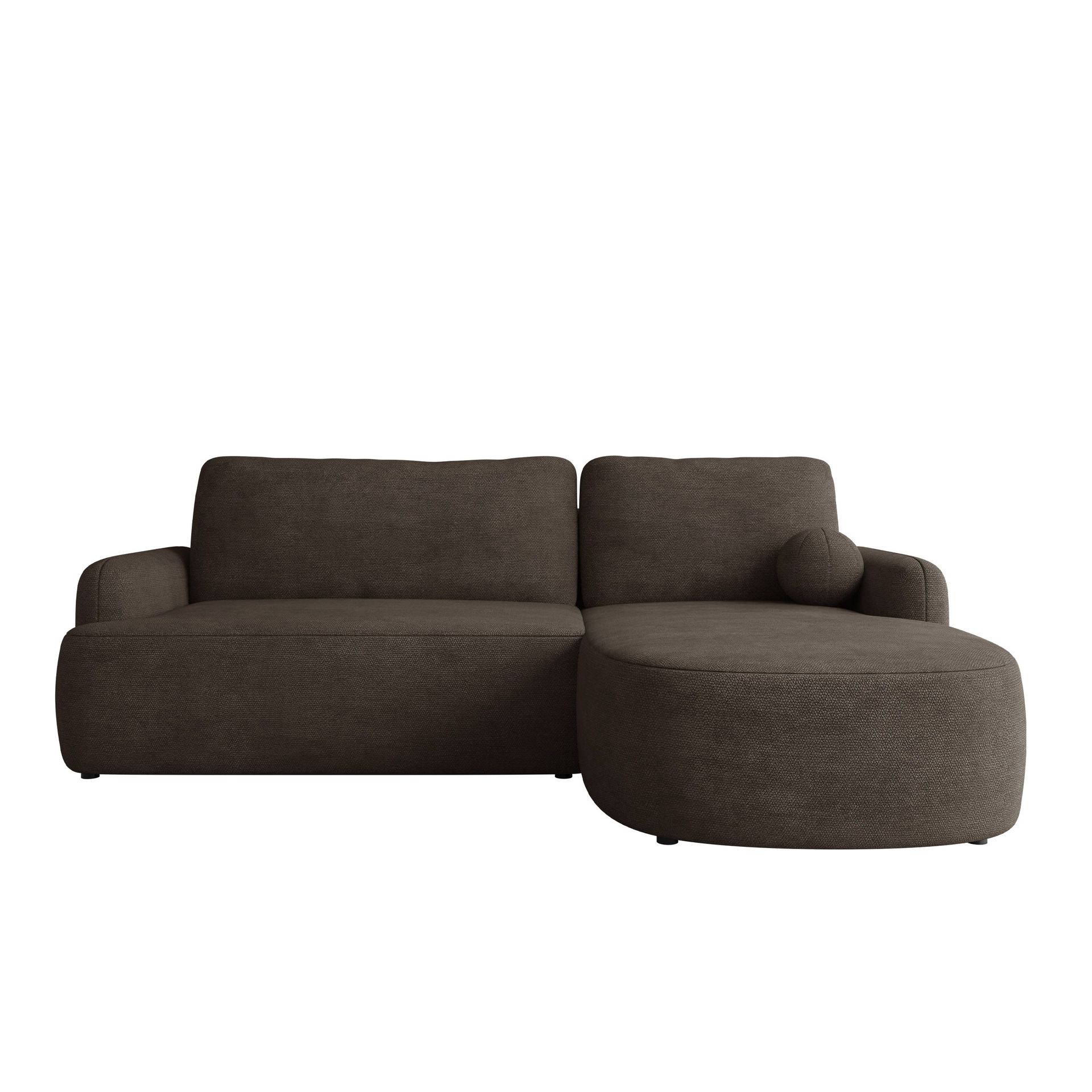 Branrel 3-seters sofa med divan - Brun
