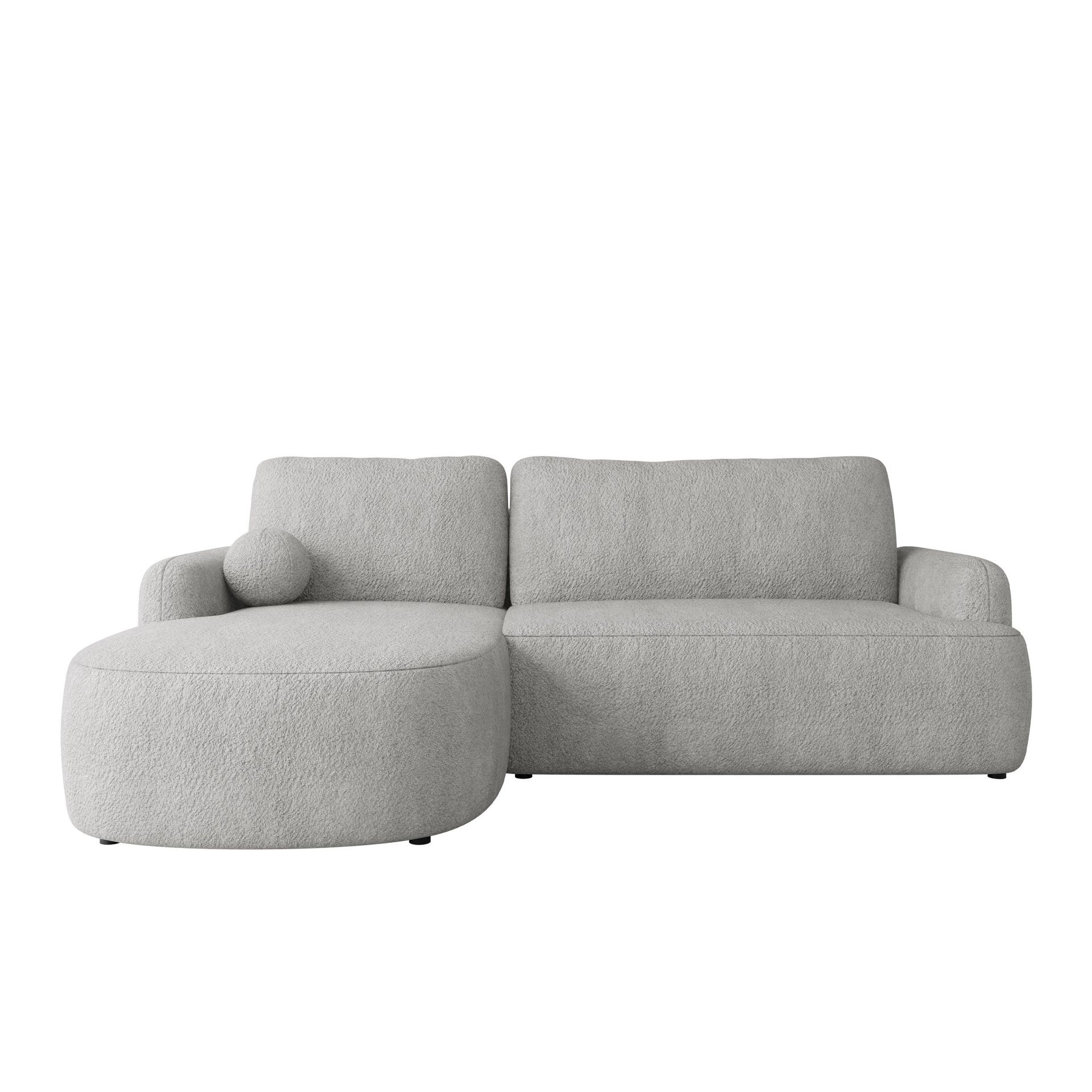 Branrel 3-seters sofa med divan - grå