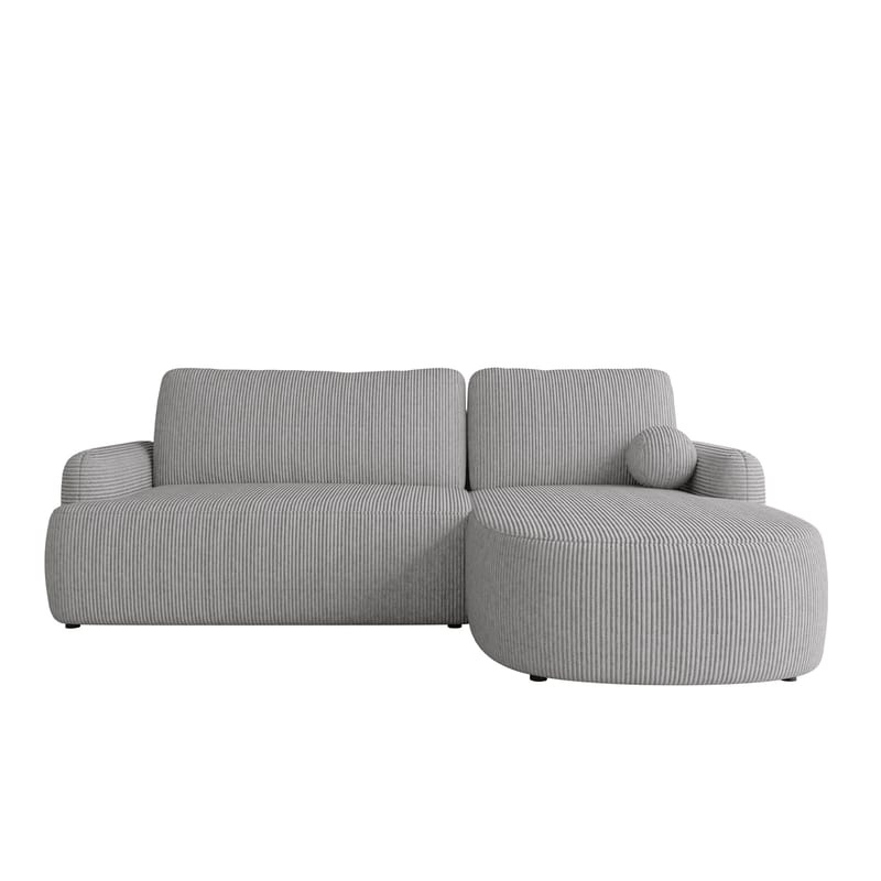 Branrel 3-seters sofa med divan - grå - Møbler - Sofaer - Sovesofaer