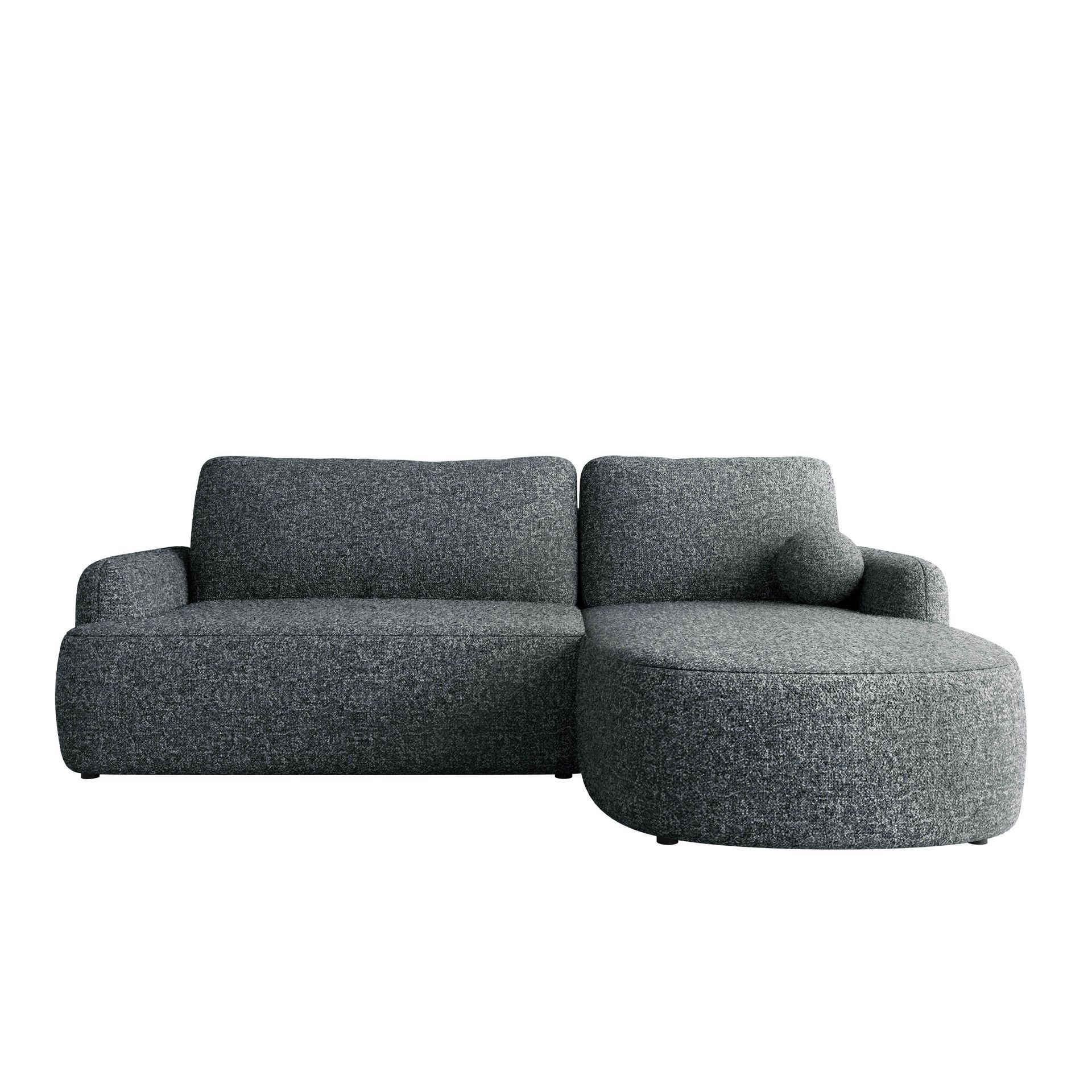Branrel 3-seters sofa med divan - grå