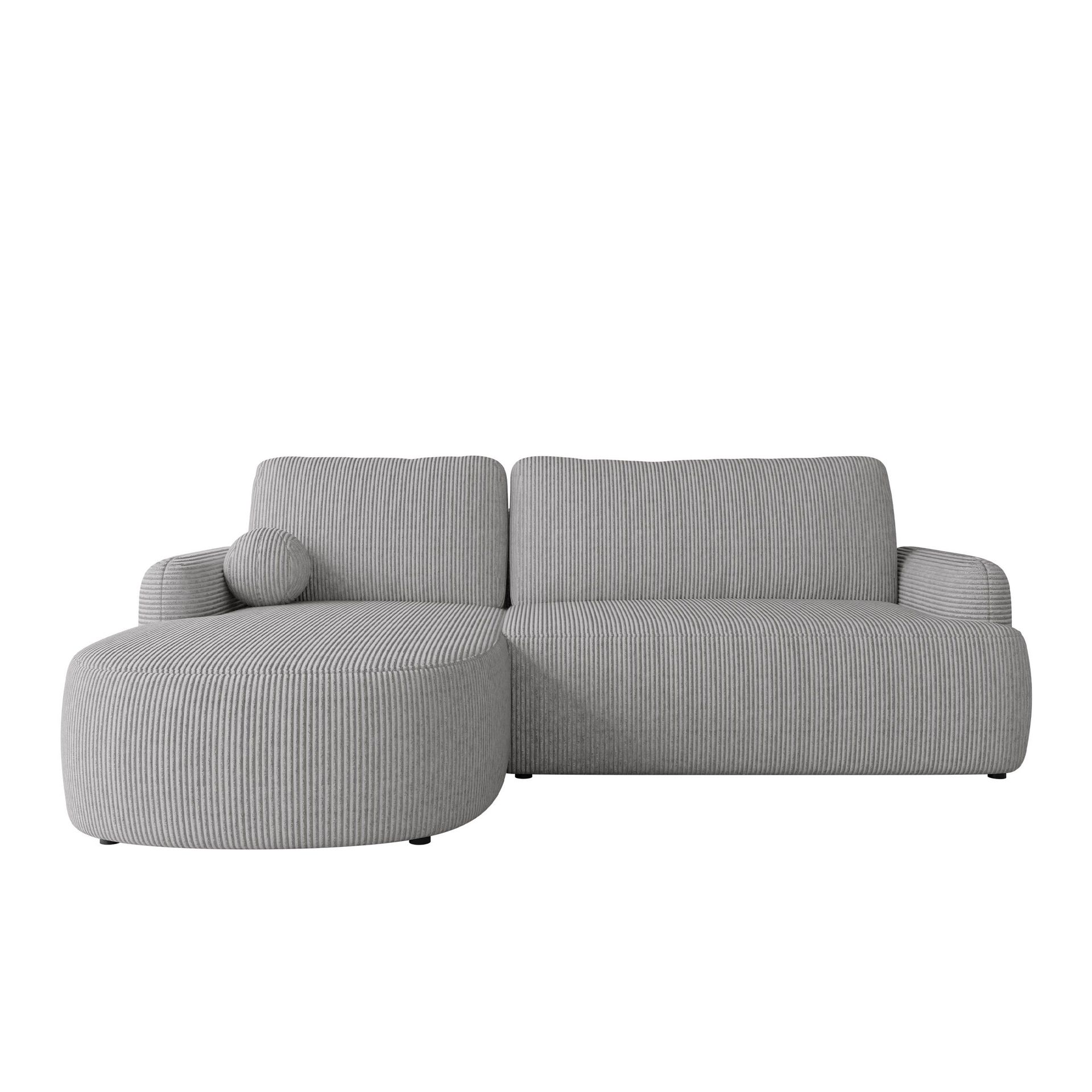 Branrel 3-seters sofa med divan - grå