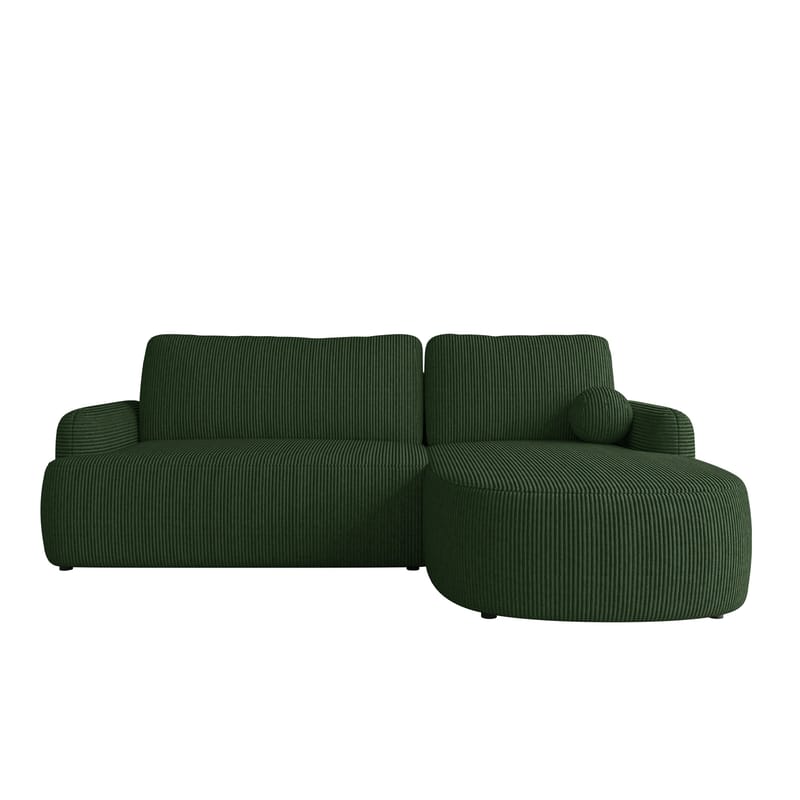 Branrel 3-seters sofa med divan - grønn - Møbler - Sofaer - Sovesofaer