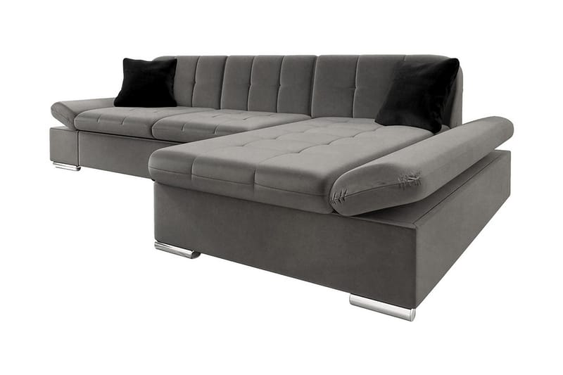 Branstad Hjørnesofa Høyre - Grå - Møbler - Sofaer - Sovesofaer