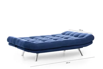 Breana Sovesofa 3-seter - Marineblå - Møbler - Sofaer - Sovesofaer