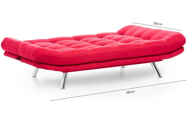 Breana Sovesofa 3-seter - Rød - Møbler - Sofaer - Sovesofaer