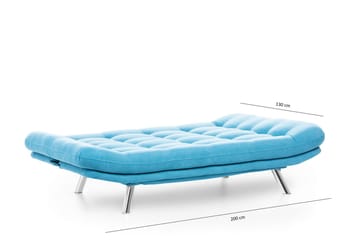 Breana Sovesofa 3-seter - Turkis - Møbler - Sofaer - Sovesofaer