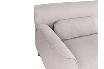 Bree Hjørnesofa 3-seter - Grå/Lyst tre - Møbler - Sofaer - Sovesofaer