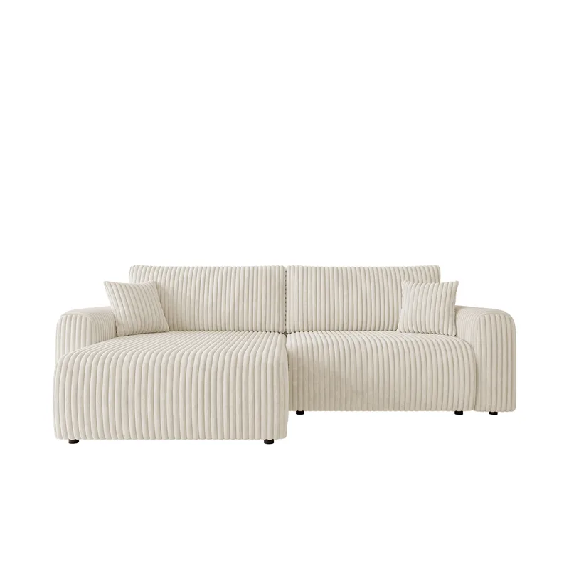 Brenor 3-seters sovesofa med divan, venstrevendt, beige