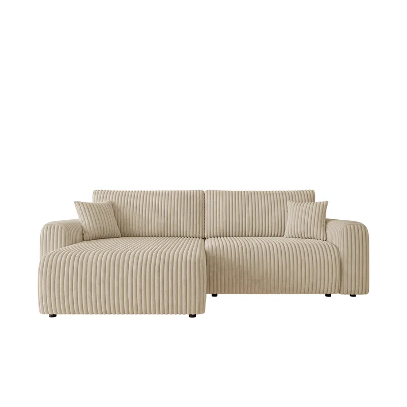 Brenor 3-seters sovesofa med divan, venstrevendt, beige
