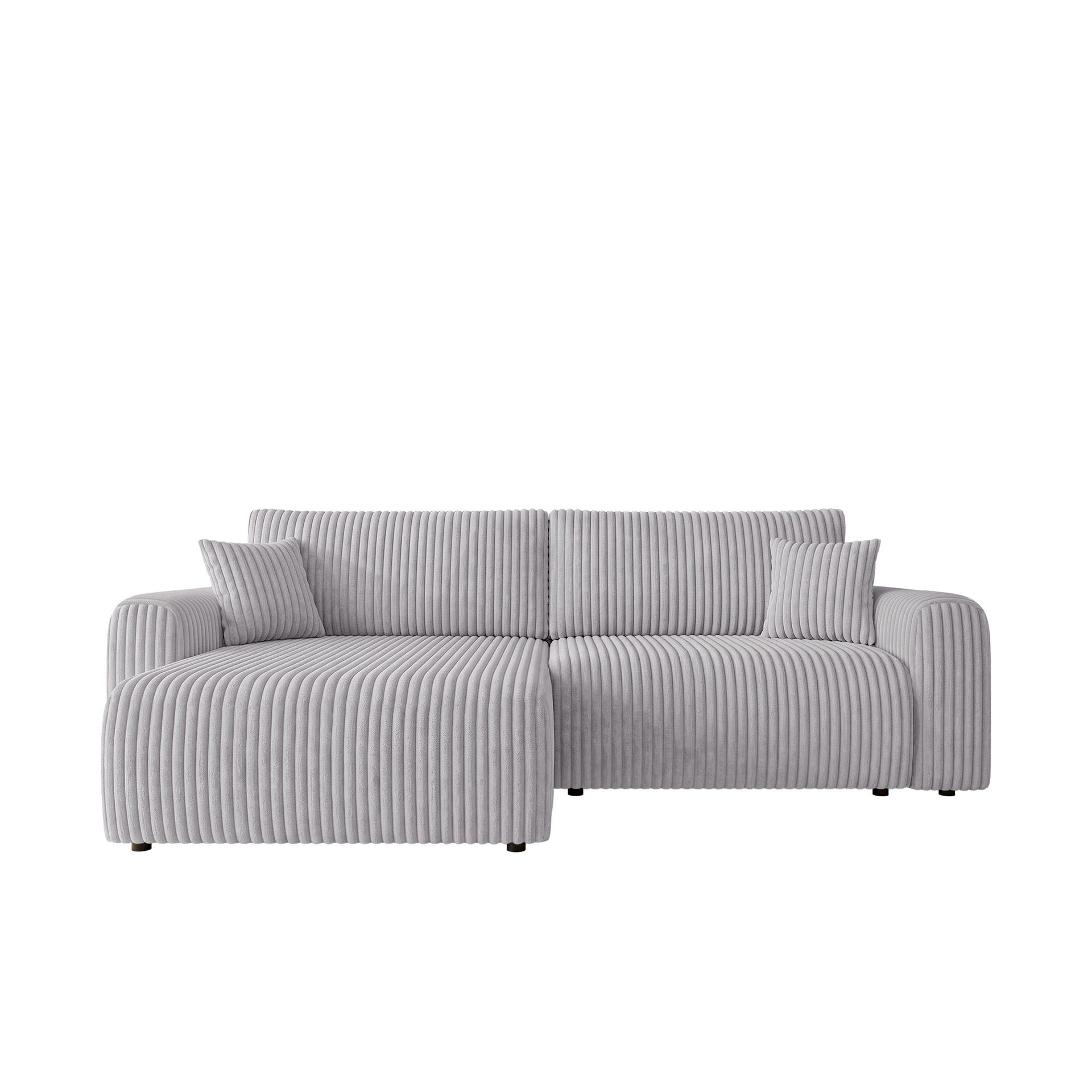 Brenor 3-seters sovesofa med divan, venstrevendt - lysegrå
