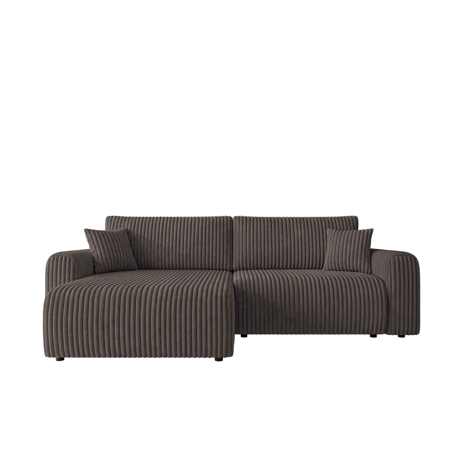 Brenor 3-seters sovesofa med divan, venstrevendt - mørkebrun