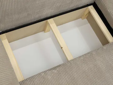 Brenor Sovesofa med sjeselong 3-seter - Blå - Møbler - Sofaer - Sovesofaer
