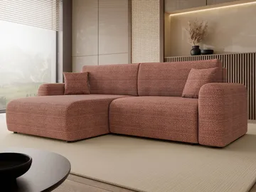 Brenor Sovesofa med sjeselong 3-seter - Rød - Møbler - Sofaer - Sovesofaer