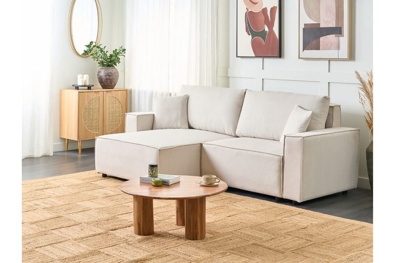 Brian Hjørnesovesofa 3-seter - Beige - Møbler - Sofaer - Sovesofaer