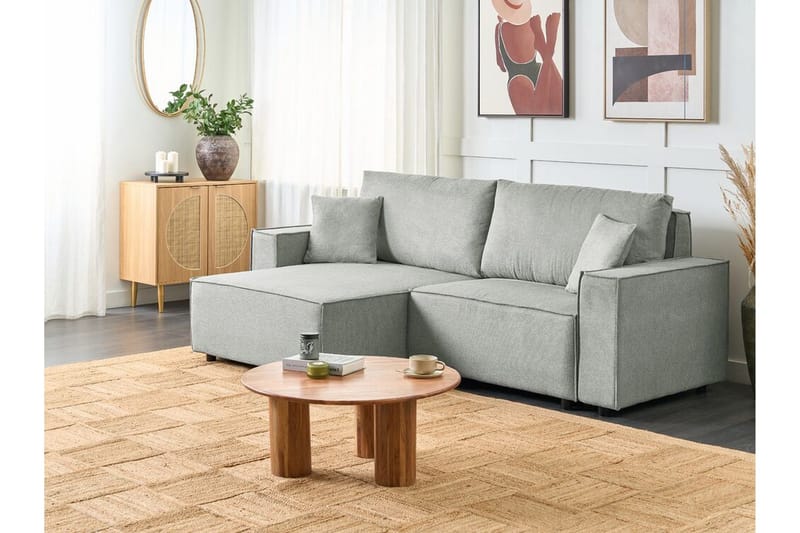 Brian Hjørnesovesofa 3-seter - Grå - Møbler - Sofaer - Sovesofaer