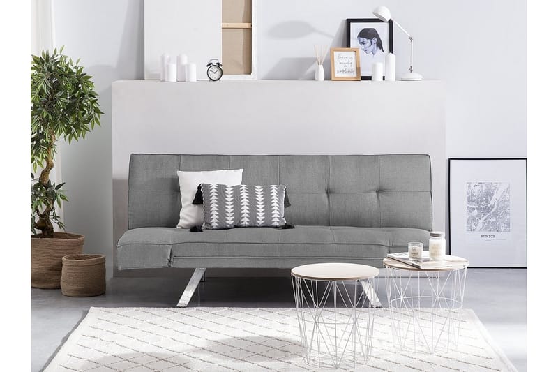 Bristol Divansofa 180 cm - Sølv - Møbler - Sofaer - Sovesofaer