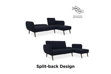 Brittany Divansovesofa Marineblå - Novogratz - Møbler - Sofaer - Sovesofaer