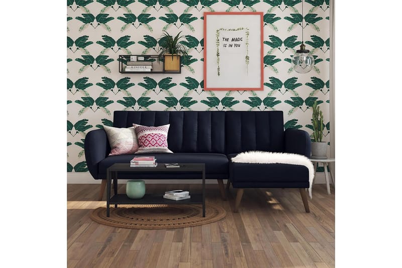 Brittany Divansovesofa Marineblå - Møbler - Sofaer - Sovesofaer