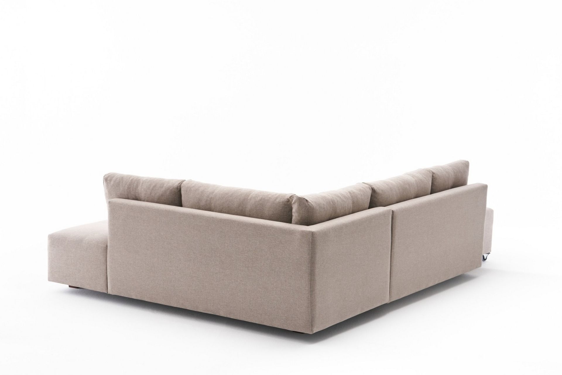 Brunei Sovesofa med Sjeselong Høyre - Kremhvit/Svart - Møbler - Sofaer - Sovesofaer