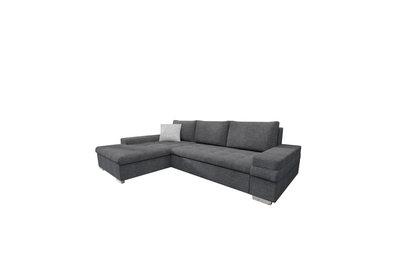 Bunty Sovesofa med Sjeselong 3-seter - Mørkegrå / Lysegrå - Møbler - Sofaer - Sovesofaer