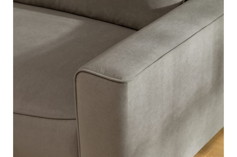 Burketown Sovesofa med Sjeselong 3-seter i Fløyel - Blå - Møbler - Sofaer - Sovesofaer
