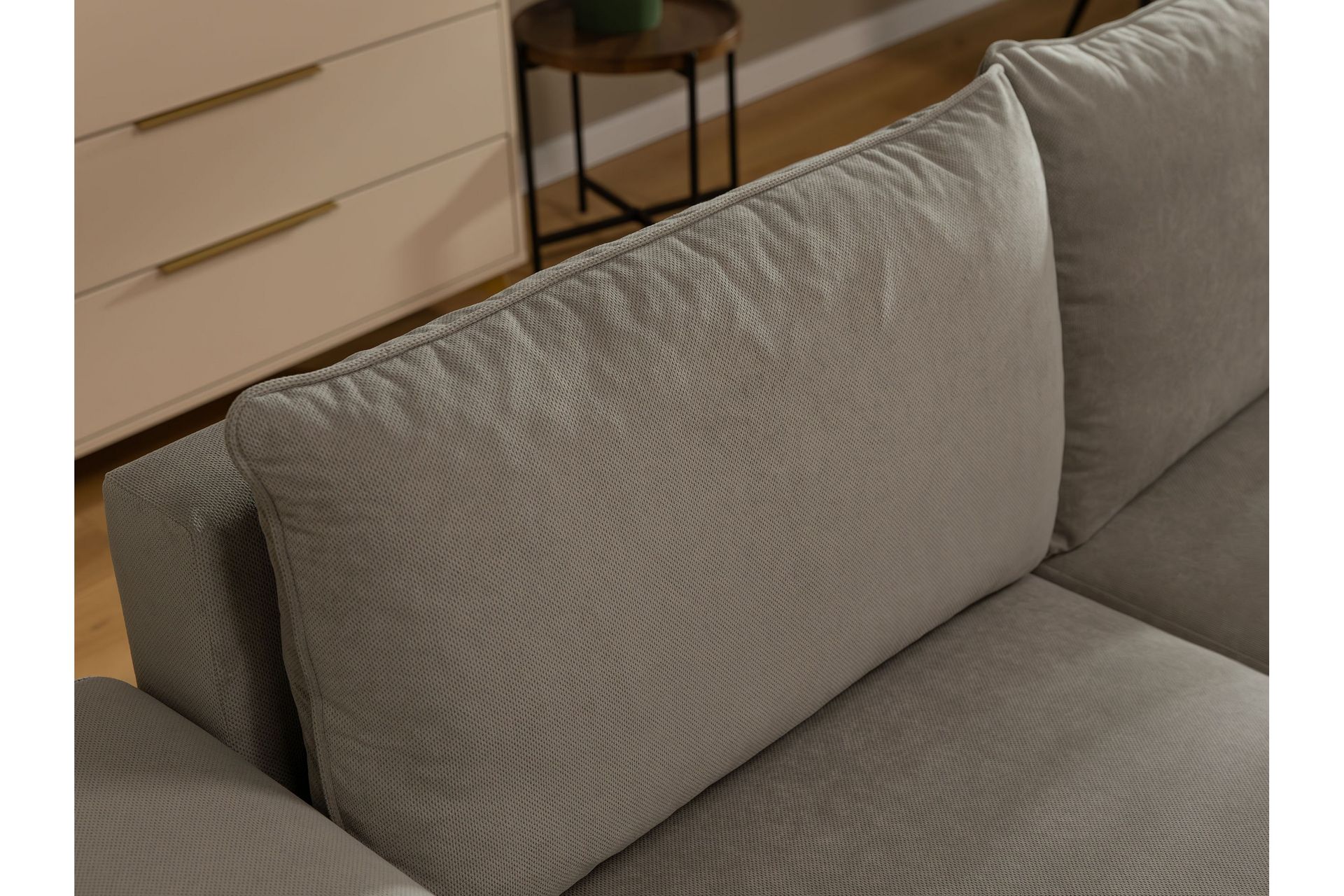 Burketown Sovesofa med Sjeselong 3-seter i Fløyel - Brun - Møbler - Sofaer - Sovesofaer