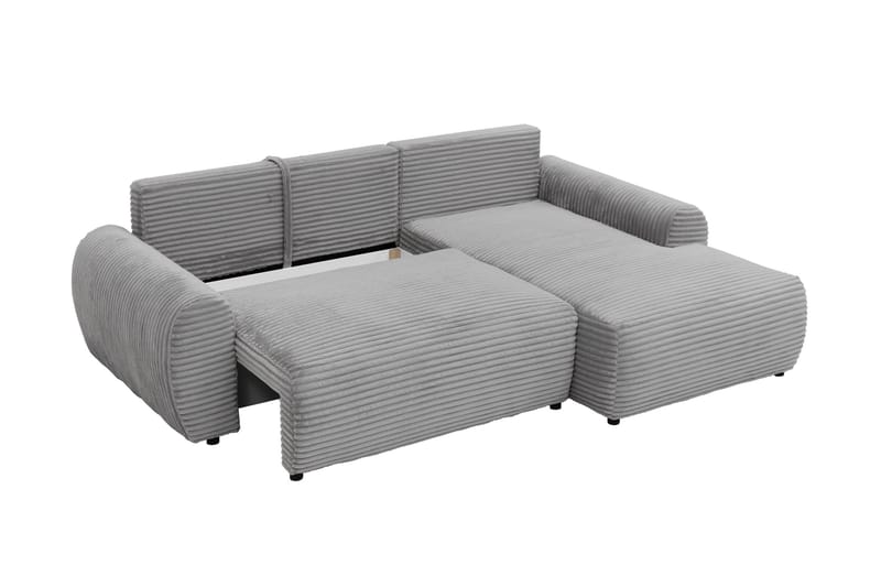 Burman Sovesofa med Sjeselong 3-seter i Manchester - Beige - Møbler - Sofaer - Sovesofaer