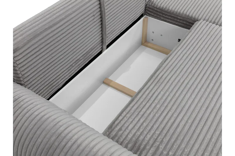 Burman Sovesofa med Sjeselong 3-seter i Manchester - Brun - Møbler - Sofaer - Sovesofaer