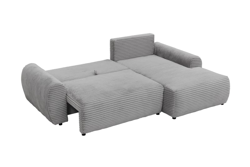 Burman Sovesofa med Sjeselong 3-seter i Manchester - Brun - Møbler - Sofaer - Sovesofaer
