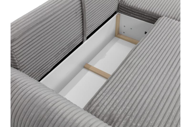 Burman Sovesofa med Sjeselong 3-seter i Manchester - Brun - Møbler - Sofaer - Sovesofaer
