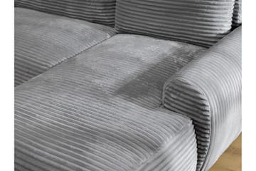 Burman Sovesofa med Sjeselong 3-seter i Manchester - Brun - Møbler - Sofaer - Sovesofaer