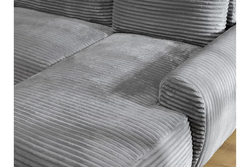 Burman Sovesofa med Sjeselong 3-seter i Manchester - Brun - Møbler - Sofaer - Sovesofaer