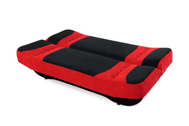 Burralla 2-seters Utfellbar Sovesofa 118x184 cm med Oppbevaring i Fløyel - Grønn - Møbler - Sofaer - Sovesofaer