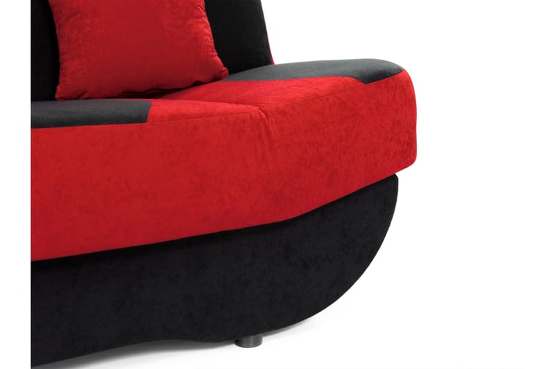 Burralla 3-seters Rektangulær Sovesofa 118x184 cm med Oppbevaring i Stoff - Grå - Møbler - Sofaer - Sovesofaer
