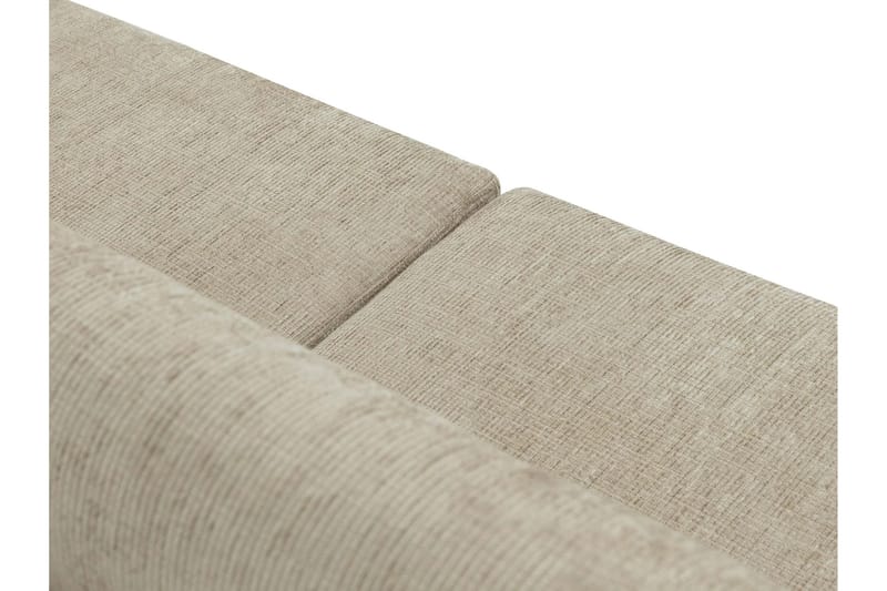 Busness Sovesofa med Sjeselong 3-seter i Plysj - Grå - Møbler - Sofaer - Sovesofaer