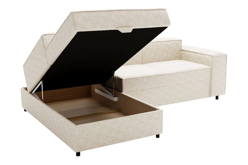 Bysantinsk Sovesofa Med 3-Seters Divan - Beige - Møbler - Sofaer - Sovesofaer