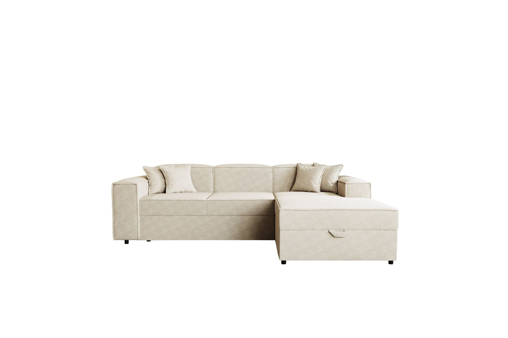 Bysantinsk Sovesofa Med 3-Seters Divan - Beige