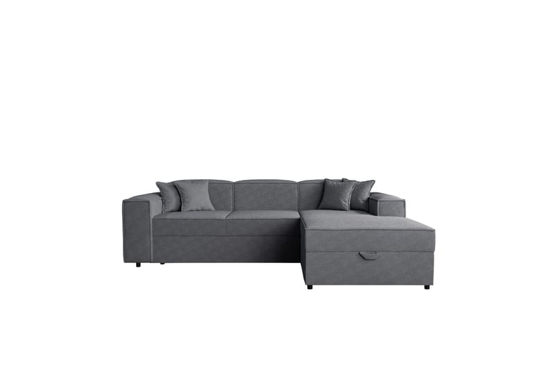 Bysantinsk Sovesofa Med 3-Seters Divan - Grå - Møbler - Sofaer - Sovesofaer