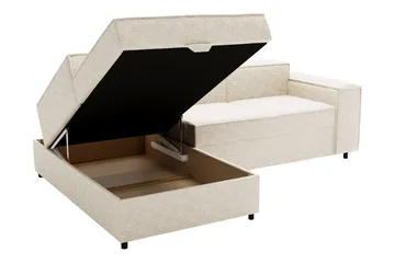 Bysantinsk Sovesofa Med 3-Seters Divan - Grå - Møbler - Sofaer - Sovesofaer
